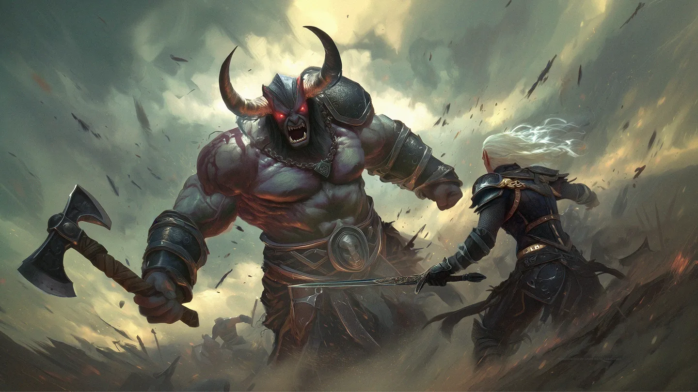 Battle scene video thumbnail