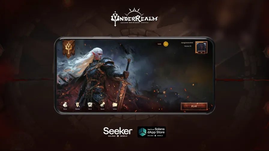 Under Realm Is Now Live on the Solana Mobile Seeker dApp Store