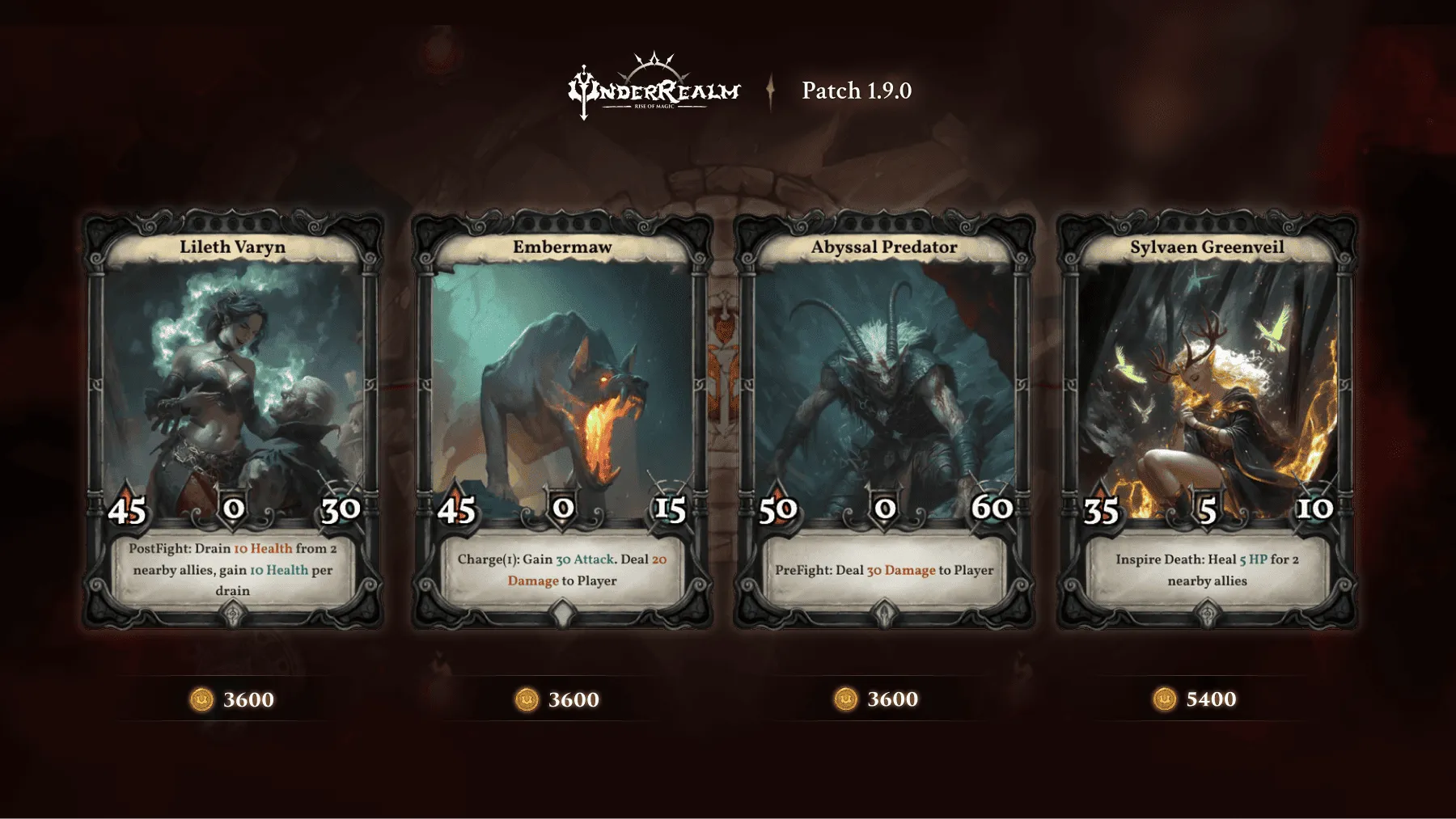 New Legendary Heroes